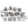 YUANQIAN Set of 8 Single Shower Door Rollers 25mm Wheel