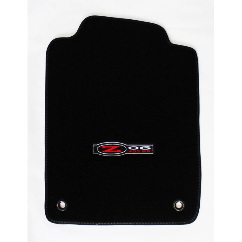 AFM NEW! Black Floor Mats 1998 - 2004 Corvette Embroidered
