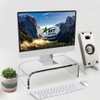 AMT Acrylic Laptop Monitor Stand & Computer Riser with Cat