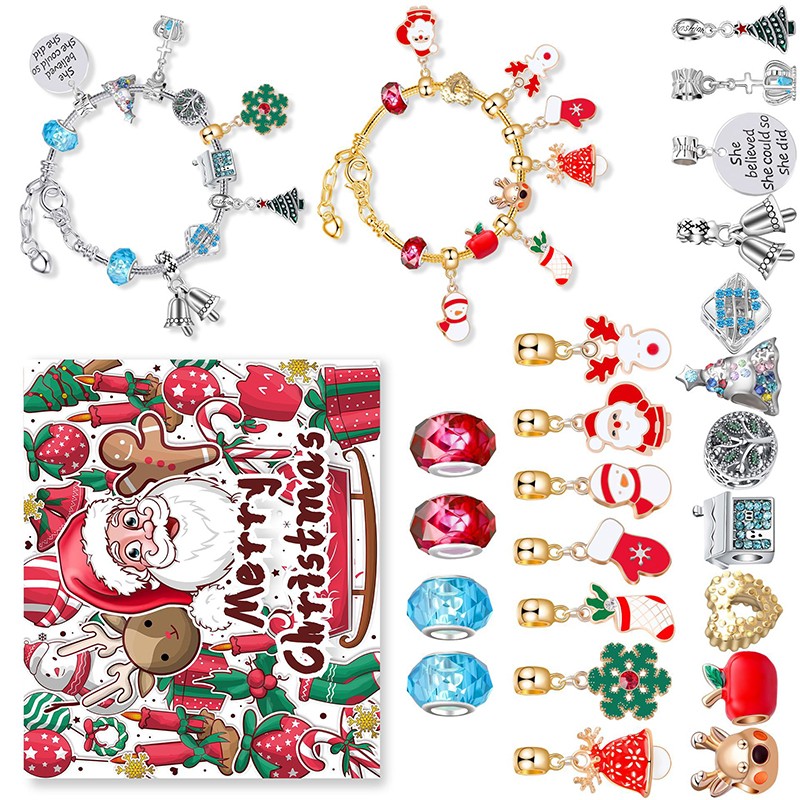 Children Bracelet Making Kit Gift Box DIY Crafts Arts Christmas