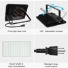 MORSEN 200W Flood Light Outdoor Plug in - 20000LM 5000K