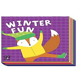 Winter Fun Crinkle Book Designed to Develop Language, Cognitive, Sensory, and Motor Skills in Early learners