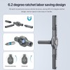Ratchet Magetic Screwdriver Set: S2 Steel Precision Screwdriver Set -