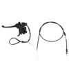 Thumb Throttle Cable with Dual Brake Lever Assy 22mm Aluminium