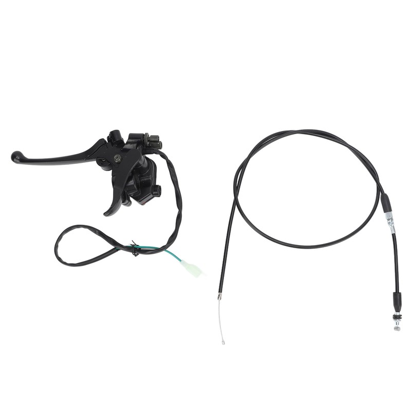 Thumb Throttle Cable with Dual Brake Lever Assy 22mm Aluminium