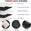 Magnetic Fireplace Cover for Energy Saving, Magnetic Fireplace Blanket for