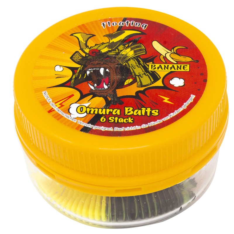 FTM Omura Baits Hero Banana Rubber Bait, Length / Package