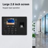 2.8 Inch Biometric Time Clock Multifunction Employee Time Attendance Machine