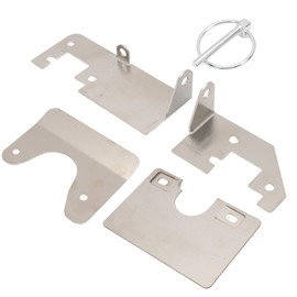 MangWany Rear Door Lock and Prick Stop Burglary Protection for Ducato, Boxer, Jumper H1, H2, H3, Motorhome Accessories with Folding Cotter Pin 6 mm x 45 mm Galvanised