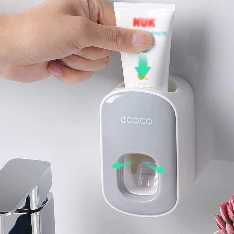 AIMALL Wall Mount auto ands Free Toothpaste Dispenser Automatic Toothpaste
