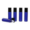 Mini Bottle Container 10ml, Cobalt, Set of 5 [Cosmetics Containers] [Blackout