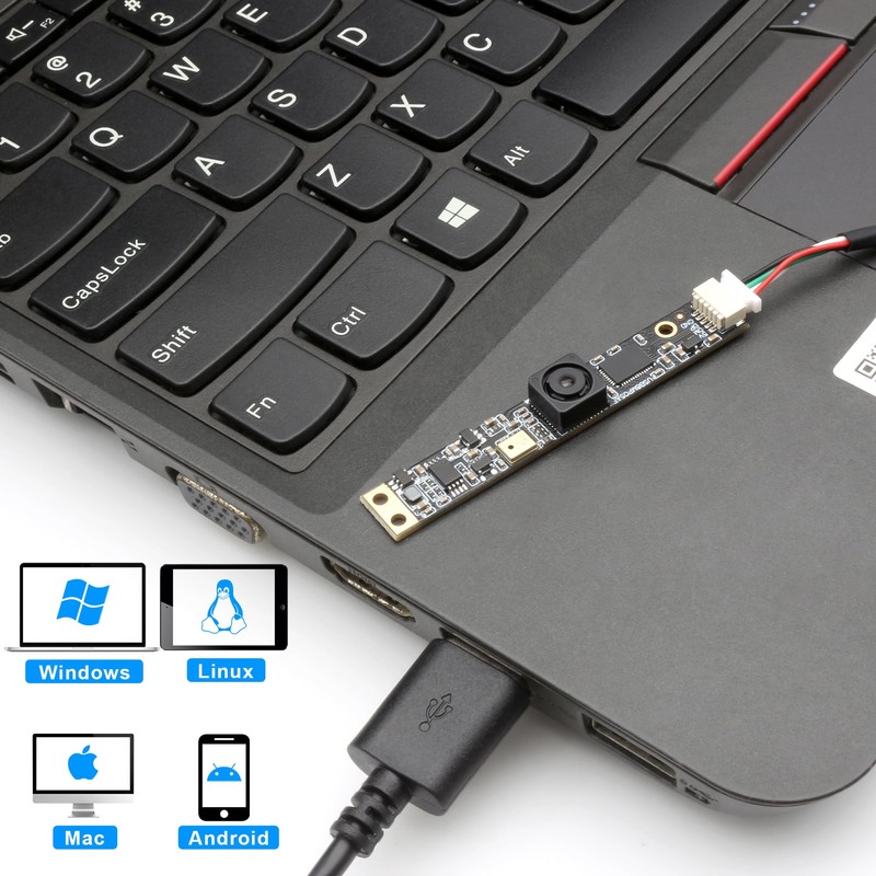 Svpro 8MP USB Camera with Microphone for Computer UVC Lightburn