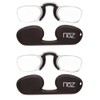 Calabria Noz Nose Pinching Armless Reading Glasses +2.00 Black 2