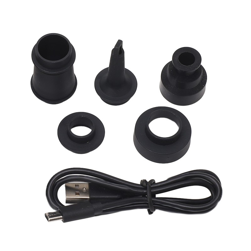 Mini Air Pump Illuminated USB Rechargeable Portable with 5 Air