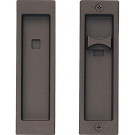 Panasonic Veritis MJE2PC12BK Interior Door, Square Pull C1 Type, Partition Lock, Off-Black (Coated)