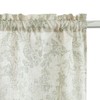 jinchan Floral Kitchen Curtains 36 Inch Linen Tier Curtains Farmhouse
