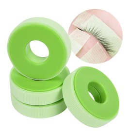 Lunamoon 4 Rolls Eyelash Tape, Eyelash Extension Tape with Dust Protection Plate, Eyelash Tape, Insulation Micropore Lash Tape, Eyelash Tape for Eyelash Extension (Band Green x 4)