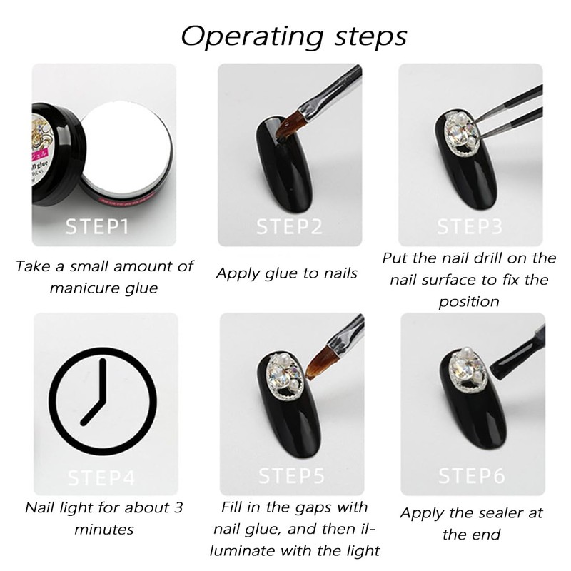 SURALIN 100 Pieces Nail Stones Aurora Nail Art Rhinestones in