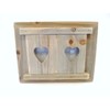Nicola Spring Wooden Heart Rustic Photo Frame With Shutters 6