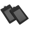 TEHAUX 2pcs Pu Card Sleeve Id Badge Holder for Office