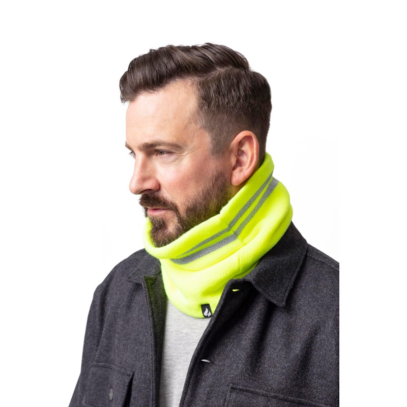 HEAT HOLDERS - Men's Neon Winter Knitted Work Neck Warmer