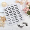Oreola 3D False Eyelashes Natural Look Artificial Eyelashes, Lightweight, Reusable,