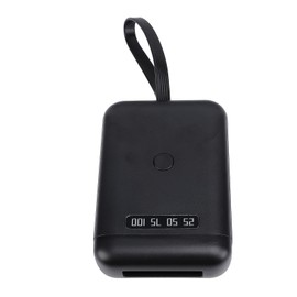 UV LED Hair Extension Lamp, 405nm LED V Light Extensions Kit, 18W Rechargeable Hair Extension Tool with Battery Display, 6 LED Beads, for Home Salon Fast Curing Wig (Black)