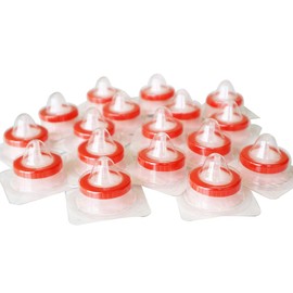 [CASE OF 25] Syringe Filters [Sterilized Individually Packed] Hydrophobic PTFE Membrane Diameter 33mm Pore Size 0.45μm by Allpure Biotechnology (PTFE-33mm-0.45μm)