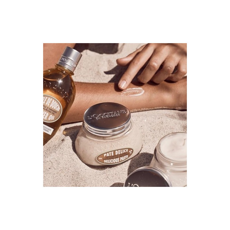 L'Occitane Exfoliating & Smoothing Almond Delicious Paste Body Scrub, 7