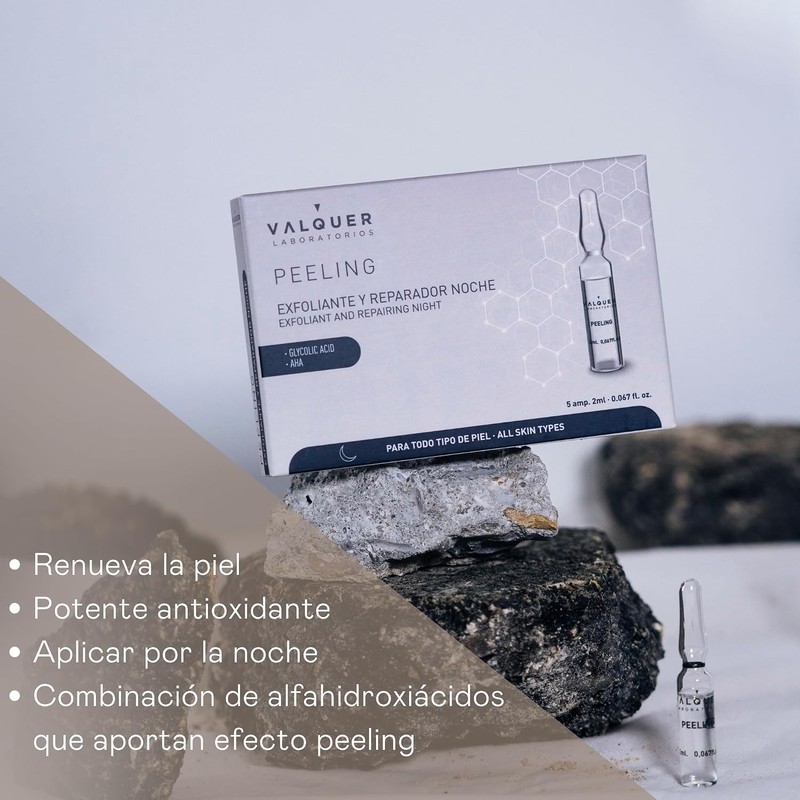 Valquer Pack Facial Lifting Flash, Peeling y Vitamina C 3