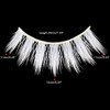 White False Eyelashes, Eye Lashes, Cosplay Makeup False Eyelashes Masquerade