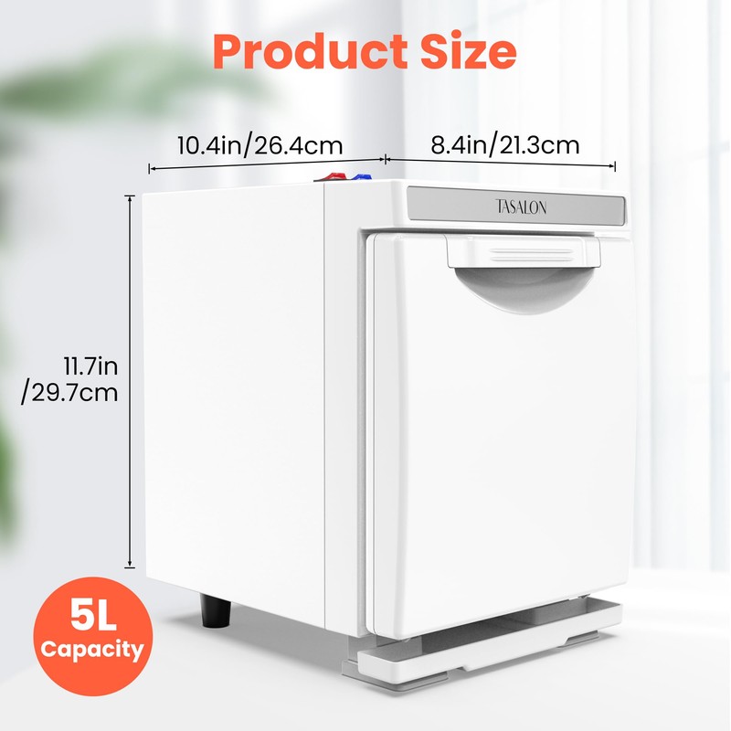 TASALON 5L Towel Warmer Hot Cabinet Box, Aluminum Inner Chamber,