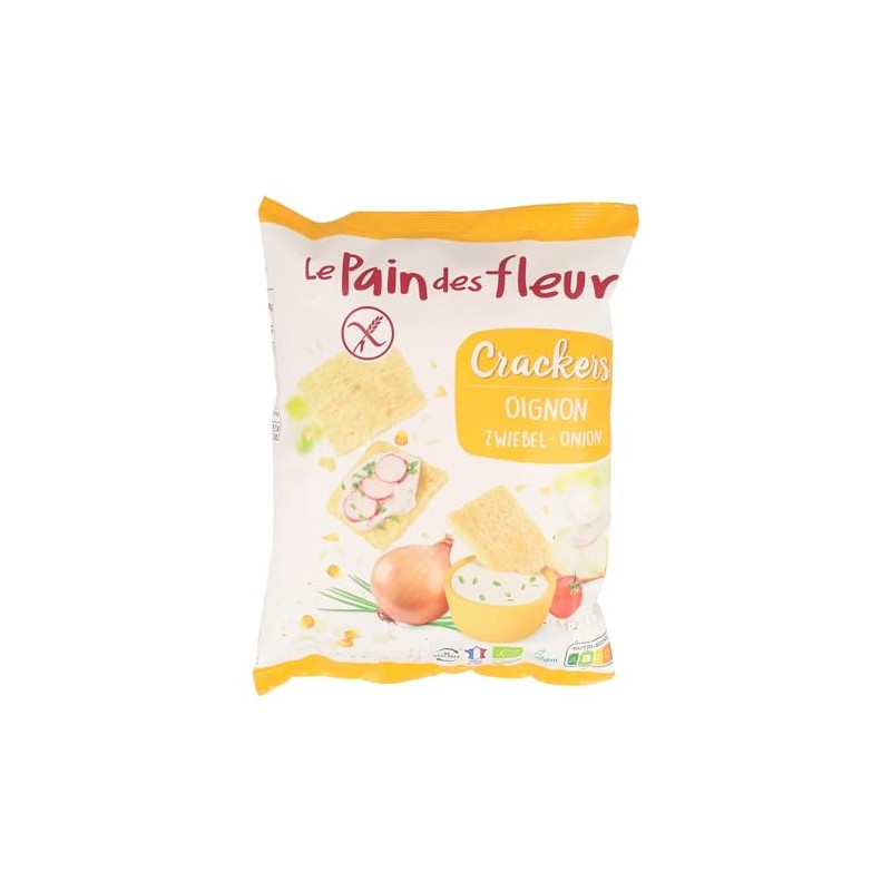 Flower Bread Cracker, Onion, 75 g (1)