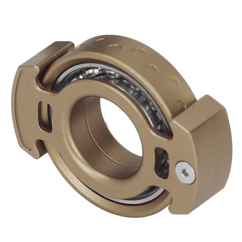 Fingertip Gyroscope Reduce Anxiety Free Rotating Metal Ring Decompression Toy