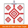 Aimax Outdoor Resetting Shooting Targets Trap with 12pcs Paper Targets,