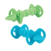 Nuby Dipeez Cucharas/Cucharas de silicona 2 en 1, 2 unidades,