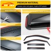 Maxzina Visor Rain Guards Compatible with 2023-2025 2026 Honda Pilot