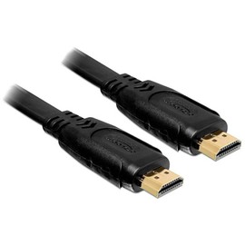 DELOCK HDMI Cable A/A St/St Flat 2 m