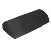 Under Desk Footrest Black Comfortable Relaxing Semi Circular Detachable Zipper