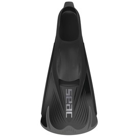 Seac Speed S, Short Swimming Fins for Pool and Open Water Training, Black, 34/35