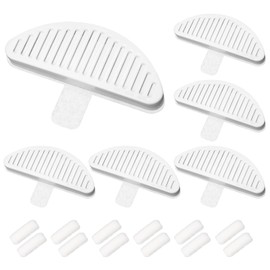 lasuroa 6pcs Cat Fountain Filter, Cat Water Fountain Filters for Wireless Operated 67oz Pet Fountain Filters with 12 Cat Fountain Filter Sponges Pet Fountain Filters Replacement for Uahpet