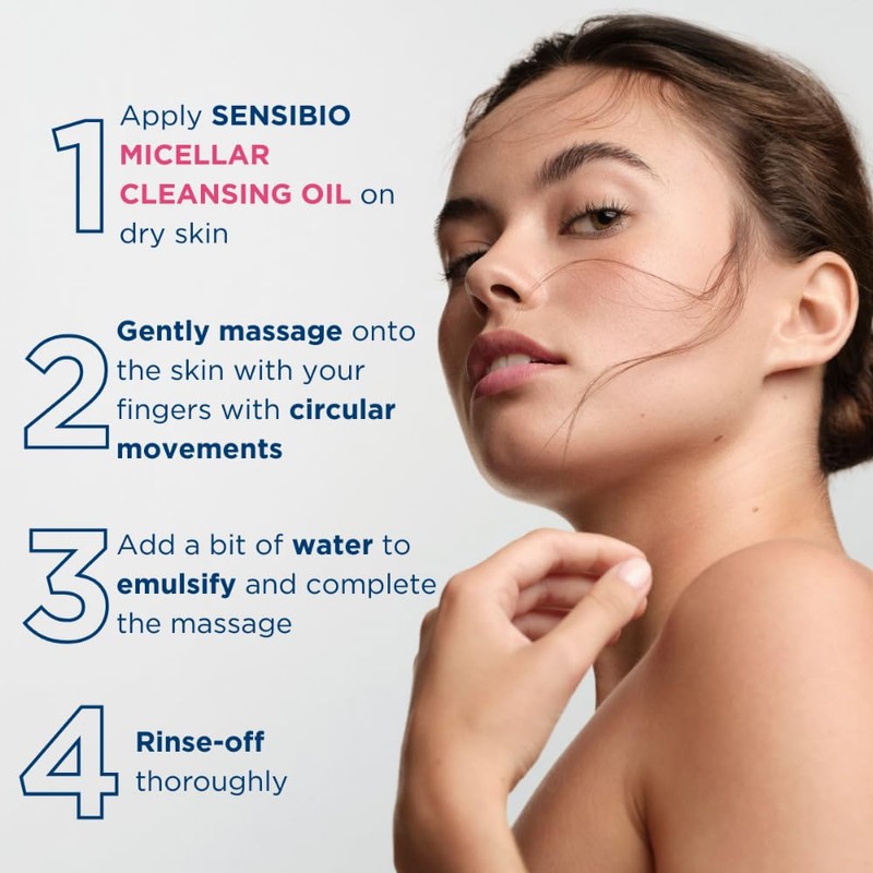 Bioderma Sensibio Micellar Cleansing Oil, 1st Ecobiological Micellar Formula Gentle