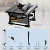6.7-Amp Portable Table Saw 8 Inch, 3576RPM Compact Tablesaw with