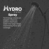 Pfister HydroFuse Handheld Shower Head, Hose Included, 6-Function, 1.75 GPM,