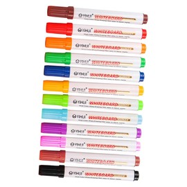 Operitacx 12 Pc Erasable Gel Pens Boys and Girls Watercolor Pen Set for School Writing Board Portable Sturdy Erase Marker Pens Wide Selection of Colors