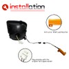 KENRTIR Smoked Lens Switchback White/Amber Sequential LED Lamp Compatible with