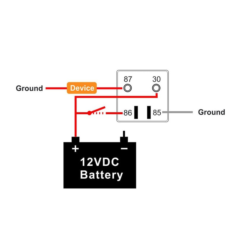 Heavy Duty Starter Relay Battery Split Charge Auto 12V 200A