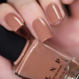 ILNP Portfolio - Soft Camel Neutral Nude Nail Polish, Subtle Holographic, Chip Resistant, 7-Free, Non-Toxic, Vegan, Cruelty Free, 12ml