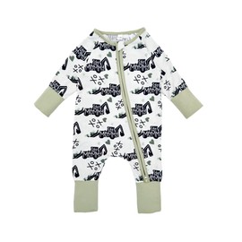 Bow Dream Bamboo Rayon Baby Pajamas Infant Sleepers Newborn Girl Boy Clothes Rompers Jumpsuit Outfit 12-18 Months
