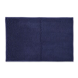Emma Barclay Noodle Soft Touch Non-Slip Bathroom Rug in Navy - Shower Mat 40x60cm